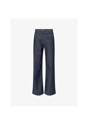 Womens Carhartt WIP Jane Relaxed-Fit Wide-Leg Denim Jeans