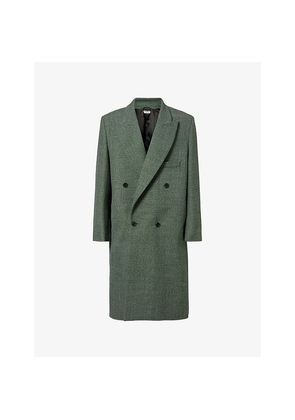 Mens JW Anderson Peak-Lapel Double-Breasted Wool Coat