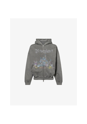 Mens Cole Buxton x Disney Faded-Print Cotton-Jersey Hoodie