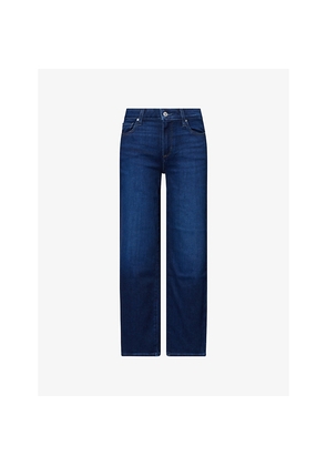 Womens Paige Mason Ankle Straight-Leg Denim Jeans