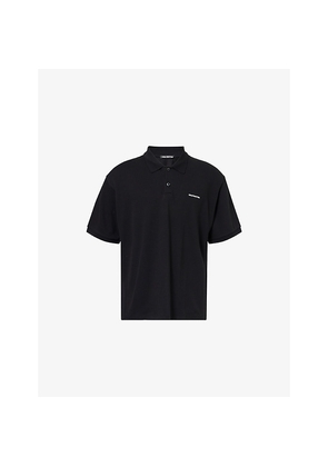 Mens Cole Buxton Mini Logo Short-Sleeves Stretch-Cotton Piqué Polo Shirt