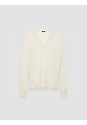 Cashair V Neck Jumper - XXS