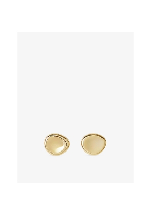 Womens Joseph Medium Bean Metal Earrings