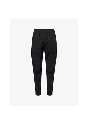 Mens Stone Island Paracadute Cotton Cargo Trousers