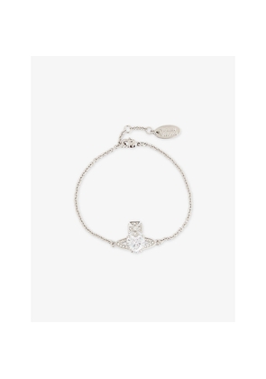 Womens Vivienne Westwood Jewellery Ariella Brass and Cubic Zirconia Bracelet