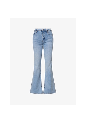 Womens Frame The Icon Flared-Leg Denim Jeans
