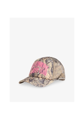 Mens Billionaire Boys Club Diamonds & Dollars Tree Camo Arch-Logo Mesh Trucker Cap