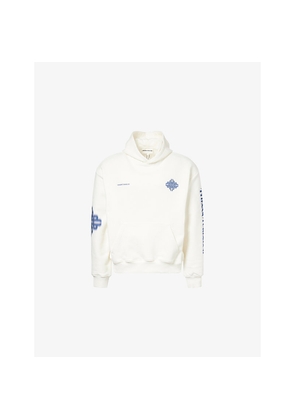 Mens The Couture Club Motion Blurred-Emblem Cotton-Jersey Hoodie