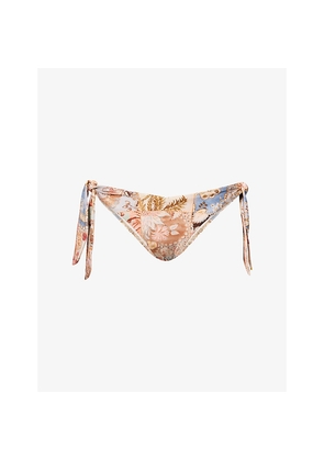 Womens Zimmermann Daylight Printed Bikini Bottoms