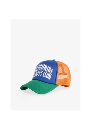 Mens Billionaire Boys Club Arch Logo Mesh-Back Woven Trucker Cap
