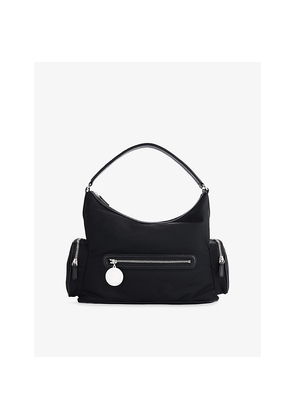 Womens Stella Mccartney Dartmoor Patent Vegan Leather Shoulder Bag