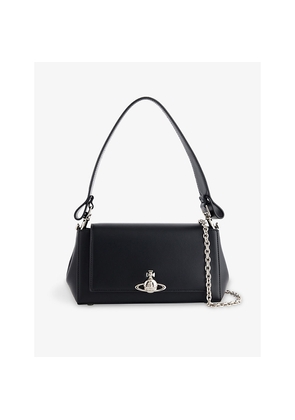 Womens Vivienne Westwood Hazel Medium Leather Shoulder Bag