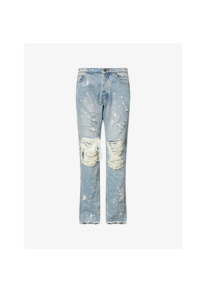 Womens Casey Jean By Jean Vintage Painter Straight-Leg Denim Jeans