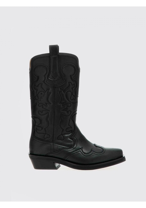 Boots GANNI Woman color Black