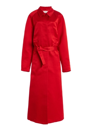 FFORME Koharu Satin Car Coat - Moda Operandi