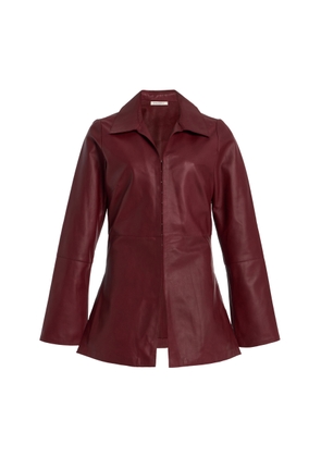 By Malene Birger Alleys Leather Top - Moda Operandi