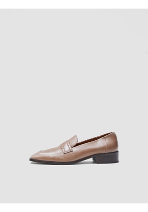 Leather Penny Loafers - 37