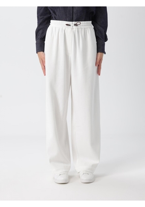 Pants BRUNELLO CUCINELLI Woman color White