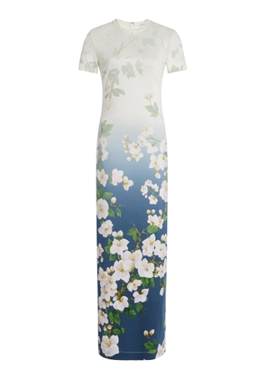 Oscar de la Renta Ombre Jersey Maxi Dress - Moda Operandi