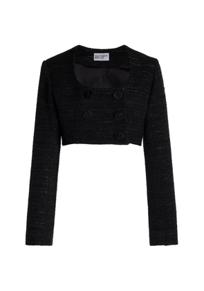 Matthew Bruch Apron Double-Breasted Tweed Top - Moda Operandi