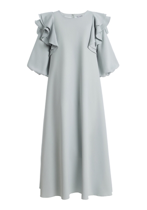 La Plain Serenelle Ruflled Crepe Caftan - Moda Operandi