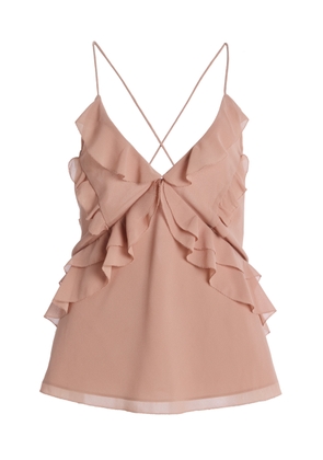 Favorite Daughter Exclusive The Who Me? Ruffled Chiffon Top - Moda Operandi