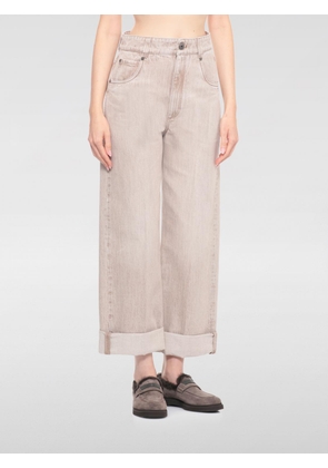 Jeans BRUNELLO CUCINELLI Woman color Beige