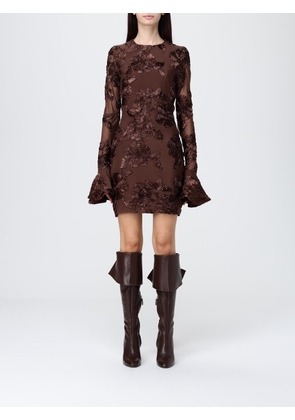 Dress ROTATE Woman color Brown