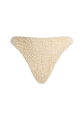 JUILLET SWIMWEAR Edie Crinkled Bikini Bottoms - Moda Operandi