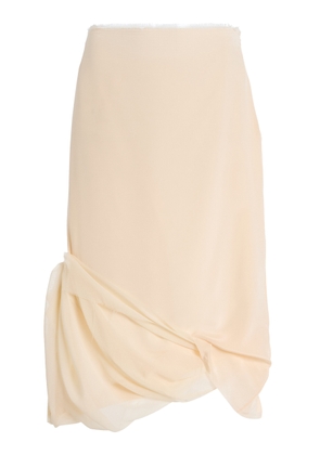 COLLEEN ALLEN Exclusive Draped Silk Maxi Skirt - Moda Operandi
