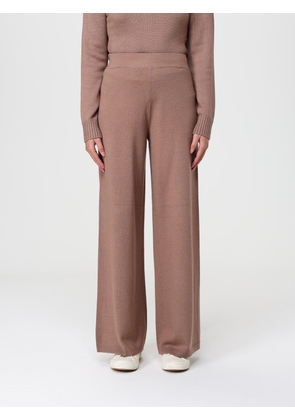 Pants EA7 Woman color Brown