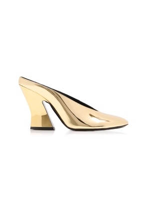 Givenchy Metallic Leather Mules - Moda Operandi