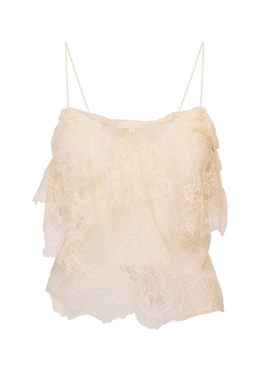 LoveShackFancy Zhanya Lace Cami Top - Moda Operandi