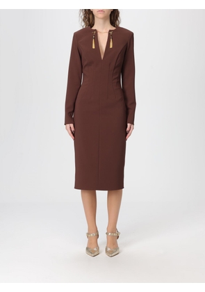 Dress ELISABETTA FRANCHI Woman color Brown