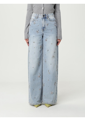 Jeans SELF-PORTRAIT Woman color Denim