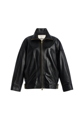 DARKPARK Celine Plonge Leather Aviator Bomber Jacket - Moda Operandi