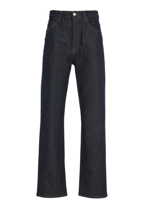 House of Dagmar Stretch Mid-Rise Straight-Leg Jeans - Moda Operandi