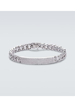 Shay Jewelry 18kt white gold chain bracelet with diamonds