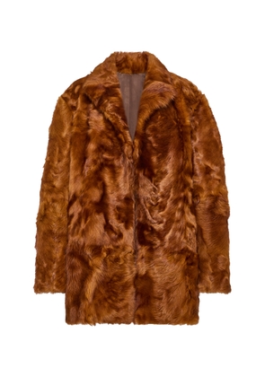 Valentino Garavani Faux Fur Coat - Moda Operandi
