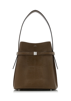 Toteme Belted Lizard-Embossed Bucket Bag - Moda Operandi