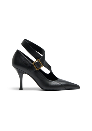 Khaite Sloan Leather Pumps - Moda Operandi