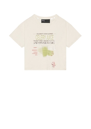 Paly Hollywood Celery Cleanse Tee in White - White. Size S (also in ).