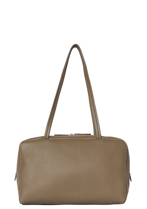 The Row Astra Bowling Bag in Smoked Taupe ANS. Size all.