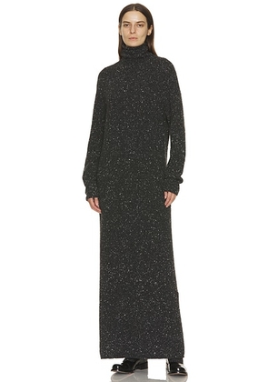 The Row Melani Dress in Charcoal Melange - Charcoal. Size XS (also in S).