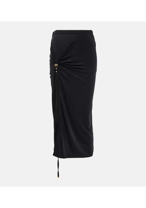 Jacquemus La Jupe Pareo Croissant midi skirt