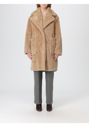 Coat BOSS Woman color Brick Red