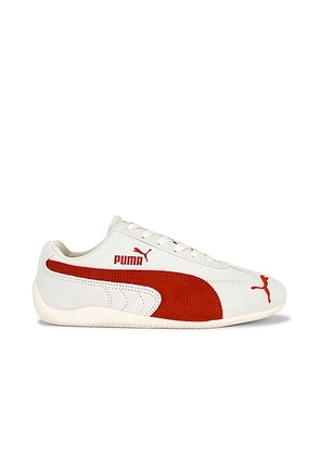 Puma Select Speedcat Og in Vapor Gray & For All Time Red - White,Red. Size 10 (also in 11, 6, 6.5, 7, 8, 9, 9.5).