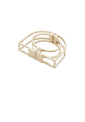 TOM FORD Brass Thin Bracelet in Pale Gold - Metallic Gold. Size M/L (also in S/M).