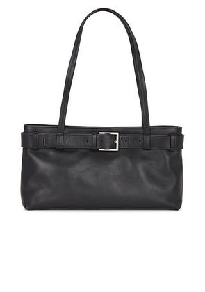 St. Agni Belt Detail Baguette Shoulder Bag in Black - Black. Size all.