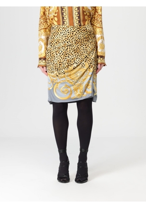 Skirt VERSACE Woman color Grey